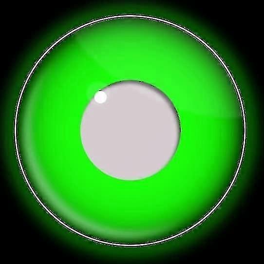 I-Glow Green Uv Contact Lenses (Pair)