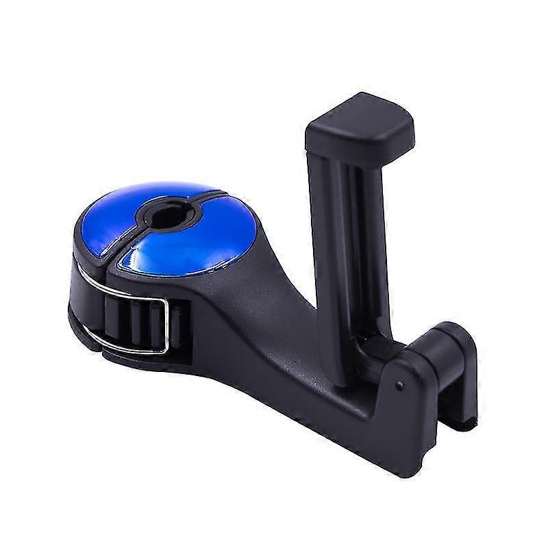 2 Pack Car Headrest Hooks Car Seat Hooks With Locking Design Universal Car Headrest Hook Hanger Holder Car Seat Hooks With Mobile Phone Holder F