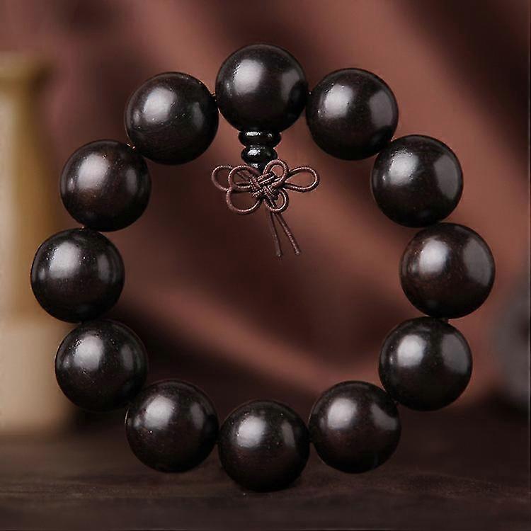 Mala Perle Armband Tibetan Buddhist Buddha Gebet Meditation Elastische 20mm Große Sandelholz Perlen Männer Armband