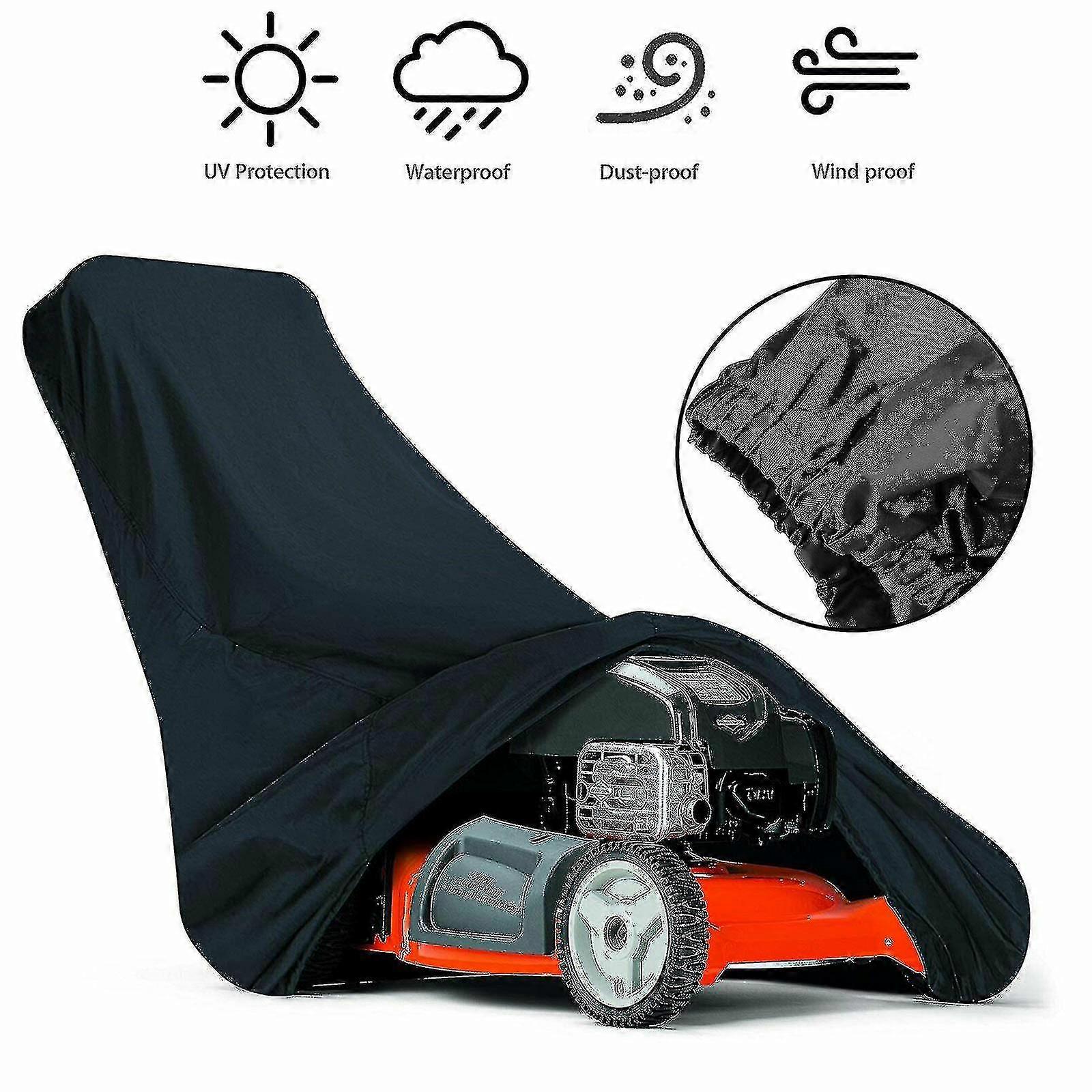 Copertura per tosaerba, resistente alle intemperie, adatta a tosaerba con un piatto fino a 75