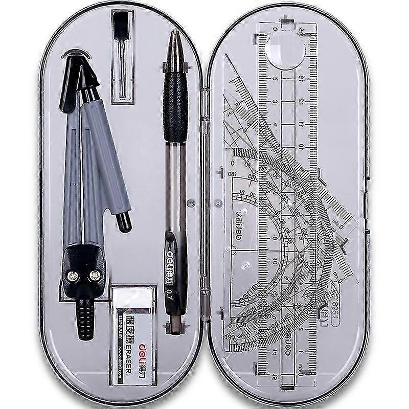 Trusa geometrie, Plastic, Gri