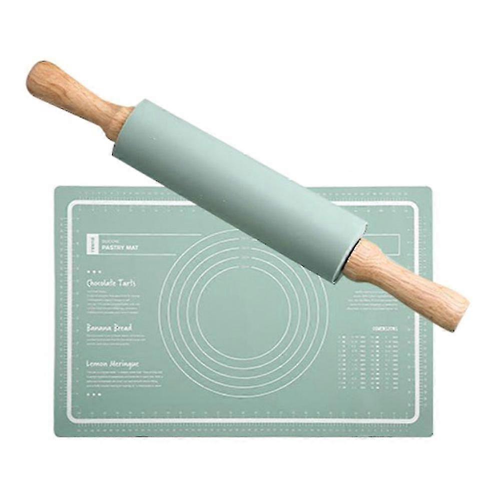 Silikonmatte mit Rollteig-Keksmatte