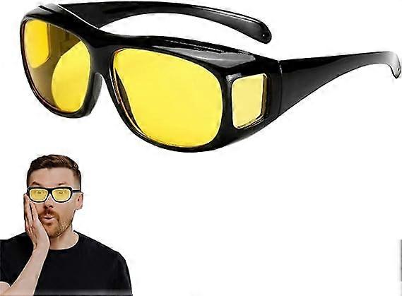 Unbrand Lunettes de pénétration infrarouges lunettes de sécurité de conduite de vision nocturne lune