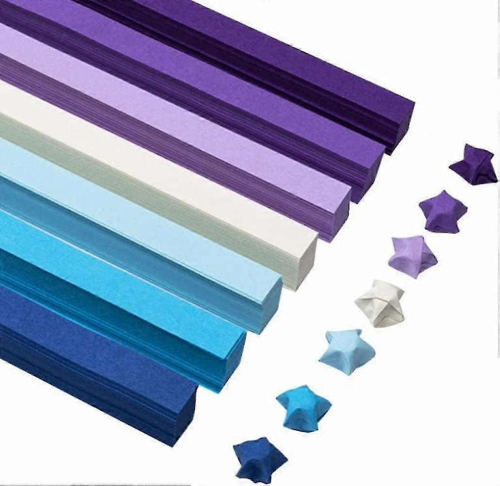 540 Sheets Origami Strips Double Sided Decoration Folding For Arts Crafting