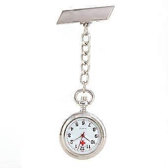 Lapel Nurse Watch Parallelogram Pin Dokładny czas Alloy Doctor Wiszący zegarek kieszonkowy