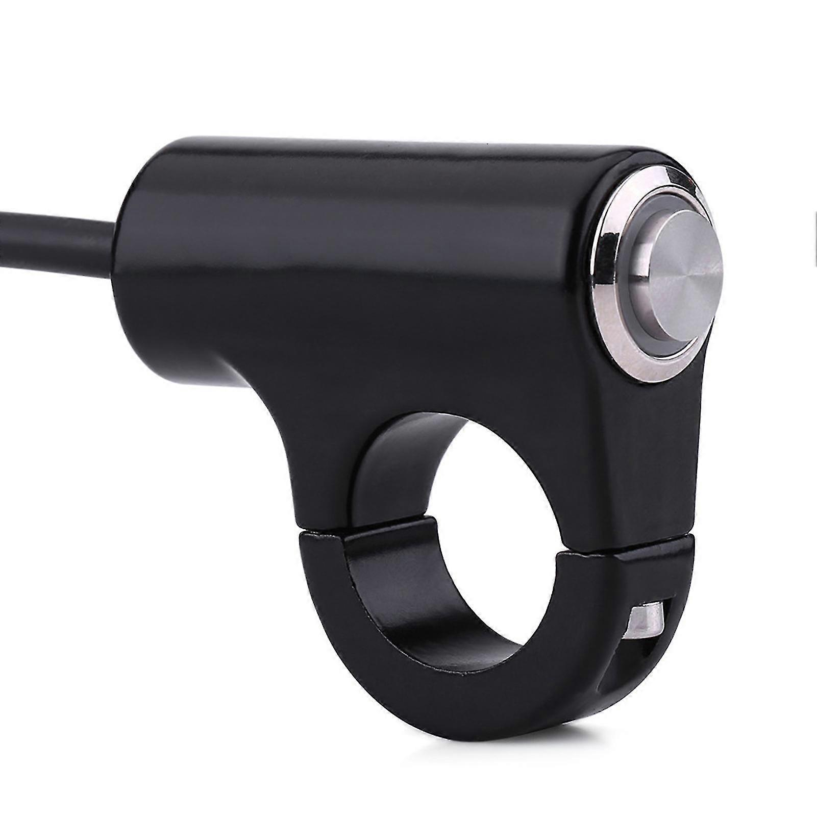 22mm Motorcycle Handlebar Mount Switch Push Button Headlight Brake Fog Lights On/off Model B