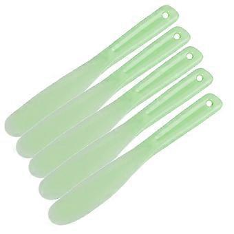 5 Pack Make-up masker mengen lepel spatel crème huidverzorging borstel applicator gezicht schoonheid lepel mixer, blauw