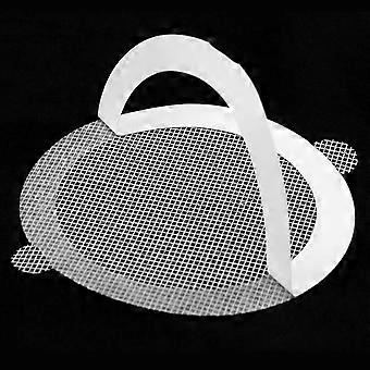 Einweg-Dusche Haarfänger Mesh Aufkleber, Dusche Haarfalle Mesh Aufkleber, für die meisten Abdeckungen im Badezimmer Küche 50pcs