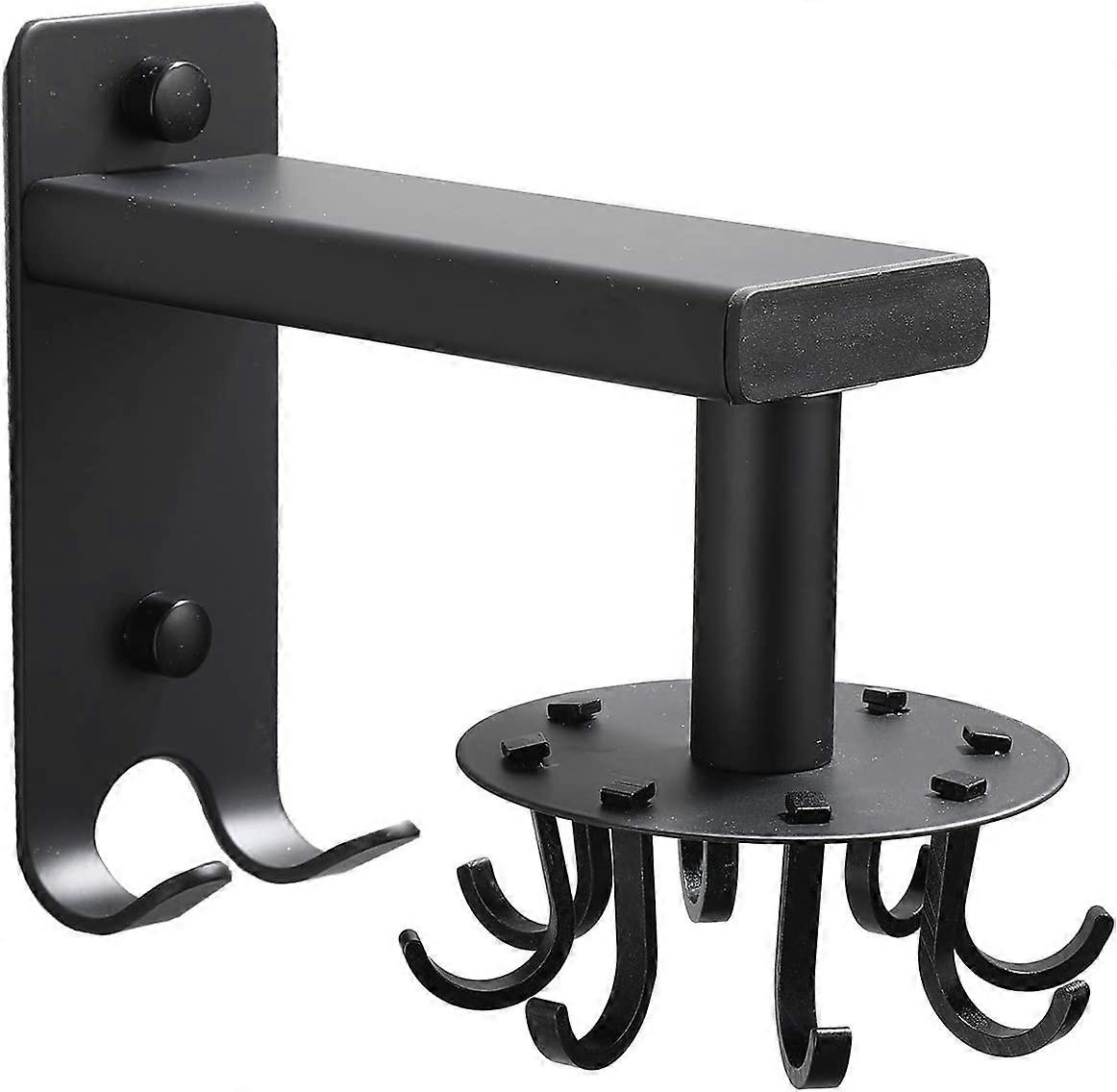 Wall-mounted Utensils Hanger, Adjustable Rotating Hooks8 Hooks)