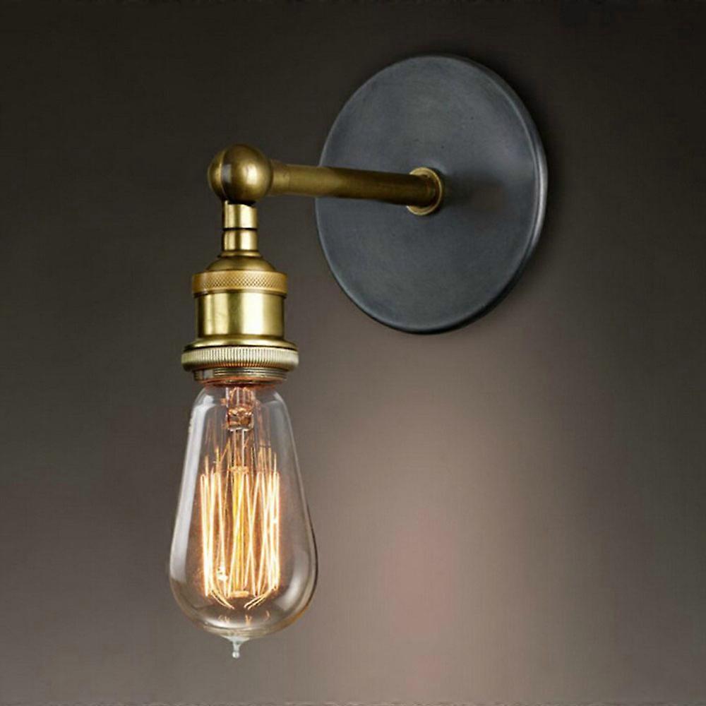 Retro Industrial Style Art Black Metal Wall Lamp Restaurant Bar Balcony Corridor Staircase Aisle Lamp Single Head Wall Lamp