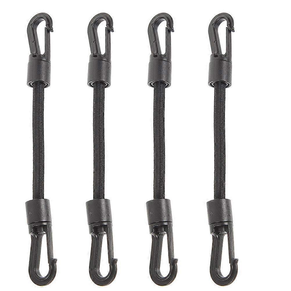4pcs Elastic Hook Straps Multi-function Tie Down Straps Outdoor Camping Buckle Straps