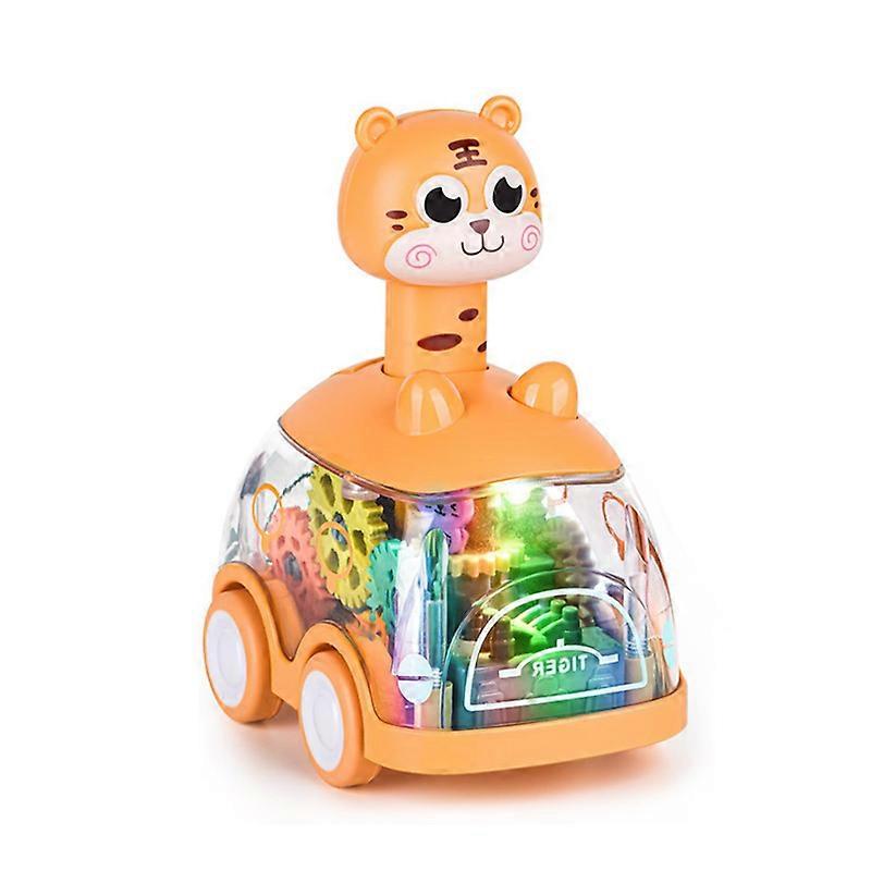 Jouets de voiture animaux pour enfants, voitures jouets souhaits and Go, voiture lumineuse  inertie, cadeau pour garons et filles de 1  3 ans