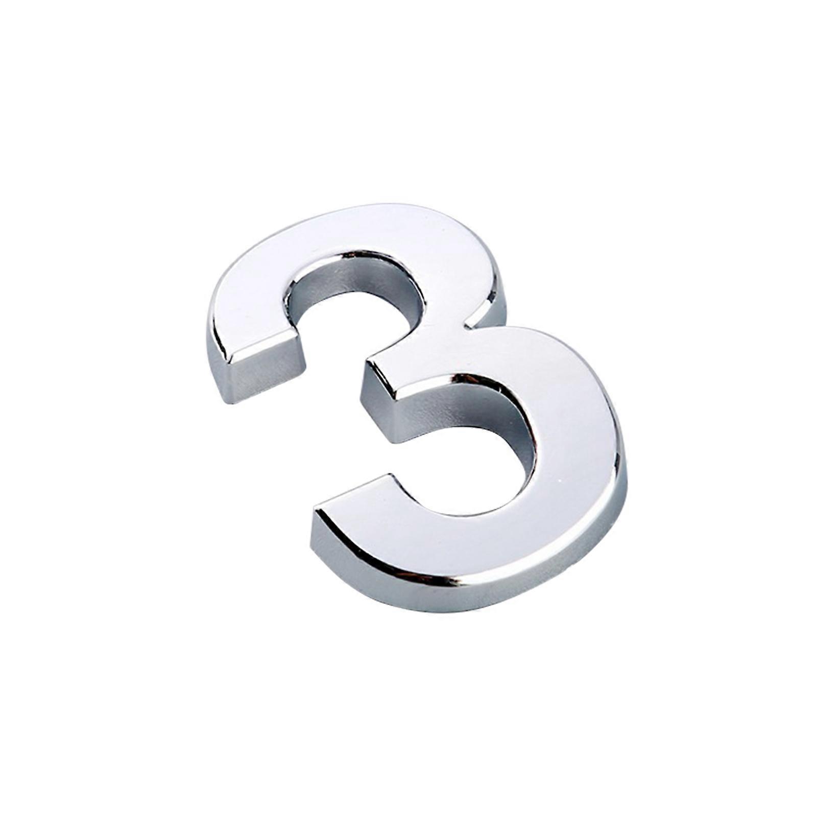 New Arrive House Numbers Mailbox Numbers 0-9, 3D Door Address Numbers Self Adhesive Mailbox Numbers Sticker for Office