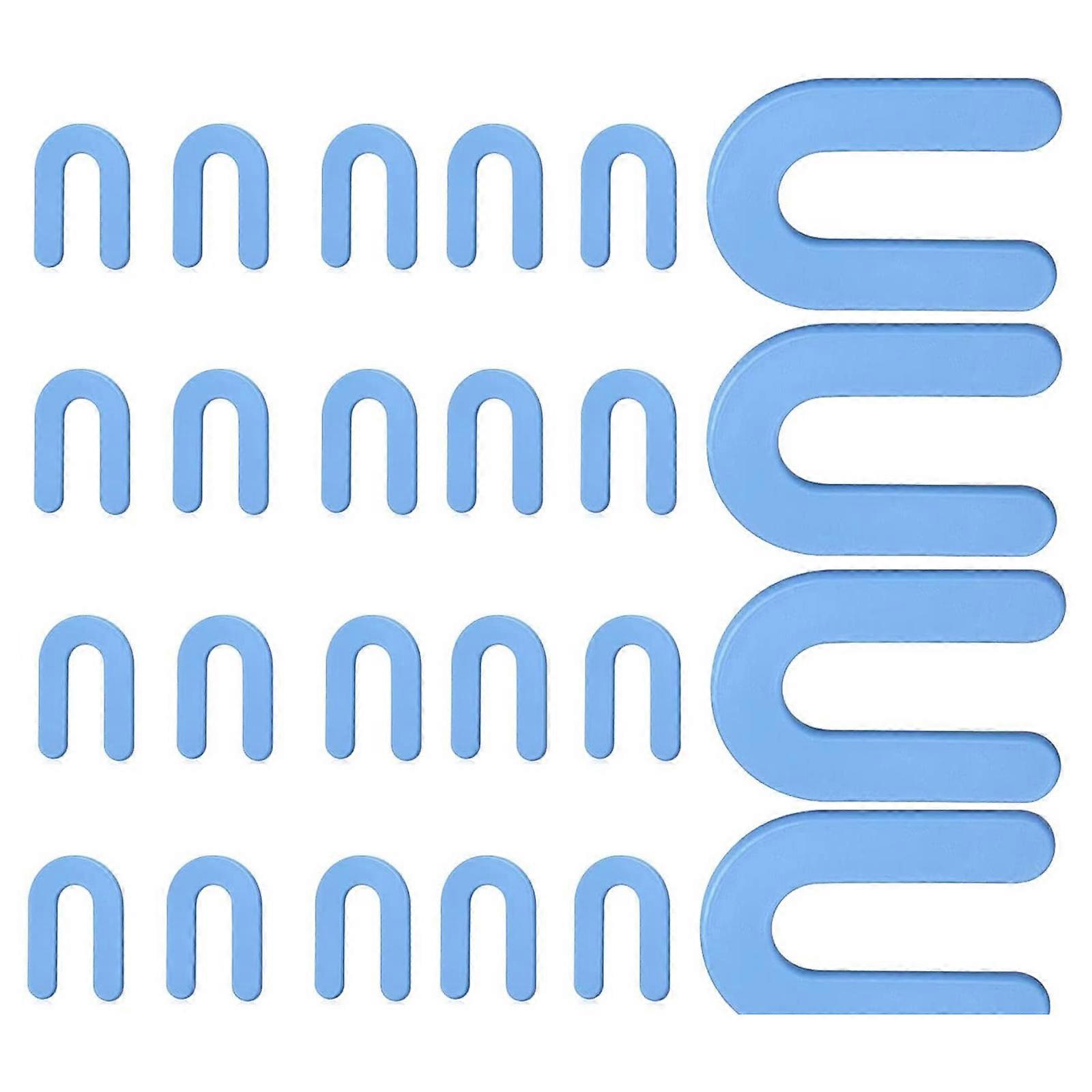 100pcs U-shaped Tile Leveling Shims PP Creative Reliable Durable Hand Tool for Spacing Tiles, Windows and Curtains