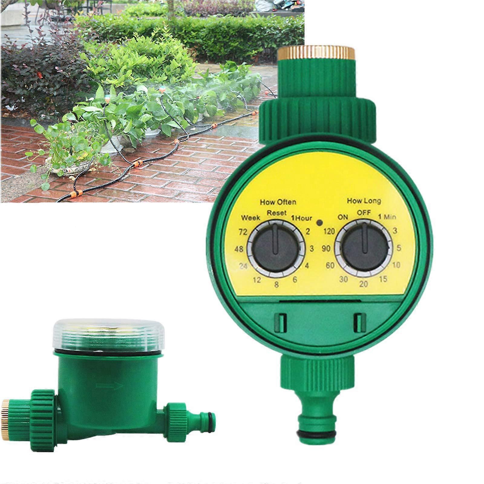 Water Timer, Outdoor Watering Controller Automatic Sprinkler Electronic Hose Timer, Multiple Program