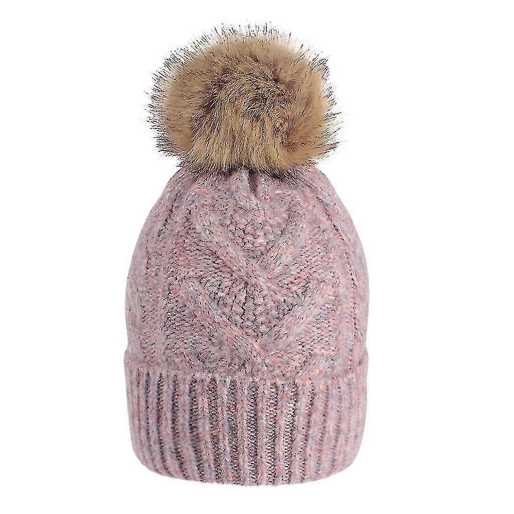 Hat til kvinder mænd Vinterhat Kvinder Cuffed Beanies Cap Varme hatte