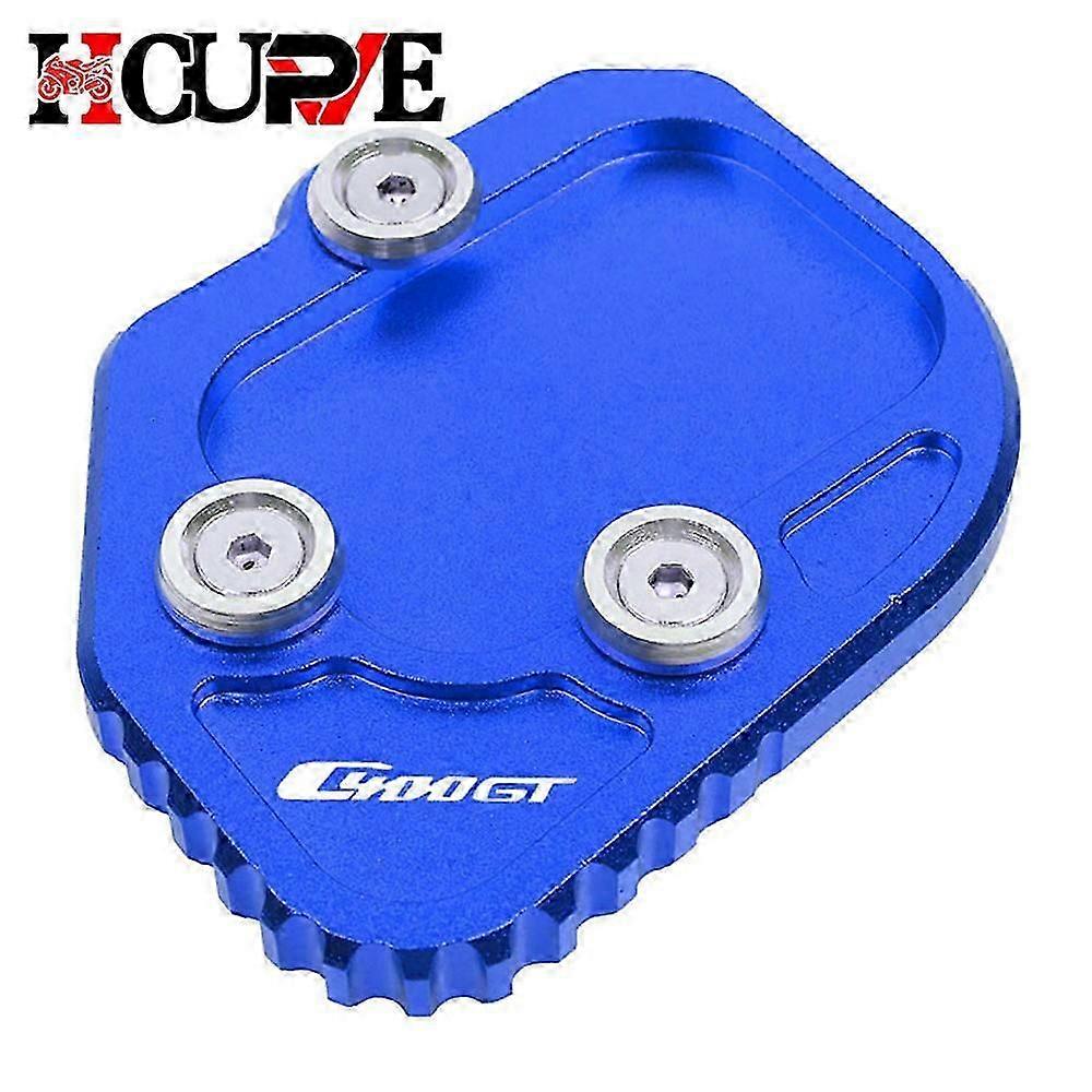 Motorrad Cnc Ständer Fuß Seitenständer Extension Pad Platte Für C400x C400gt C400 X Gt C 400gt K51 2019-2023 C400GT Blau
