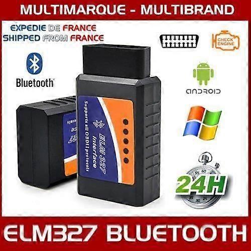 Mister Diagnostic® ELM327 BLUETOOTH Diagnostic Interface Windows Android ELM 327 OBDII Scanner~YJ14951