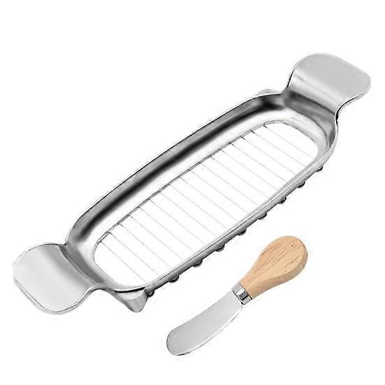 Stainless Steel Cheese Slicer Cutter Wire Butter Slicer for Block Cheese Efficient Cutting Cheese Spatula for Cakes Fruits Kitchen Home Gift