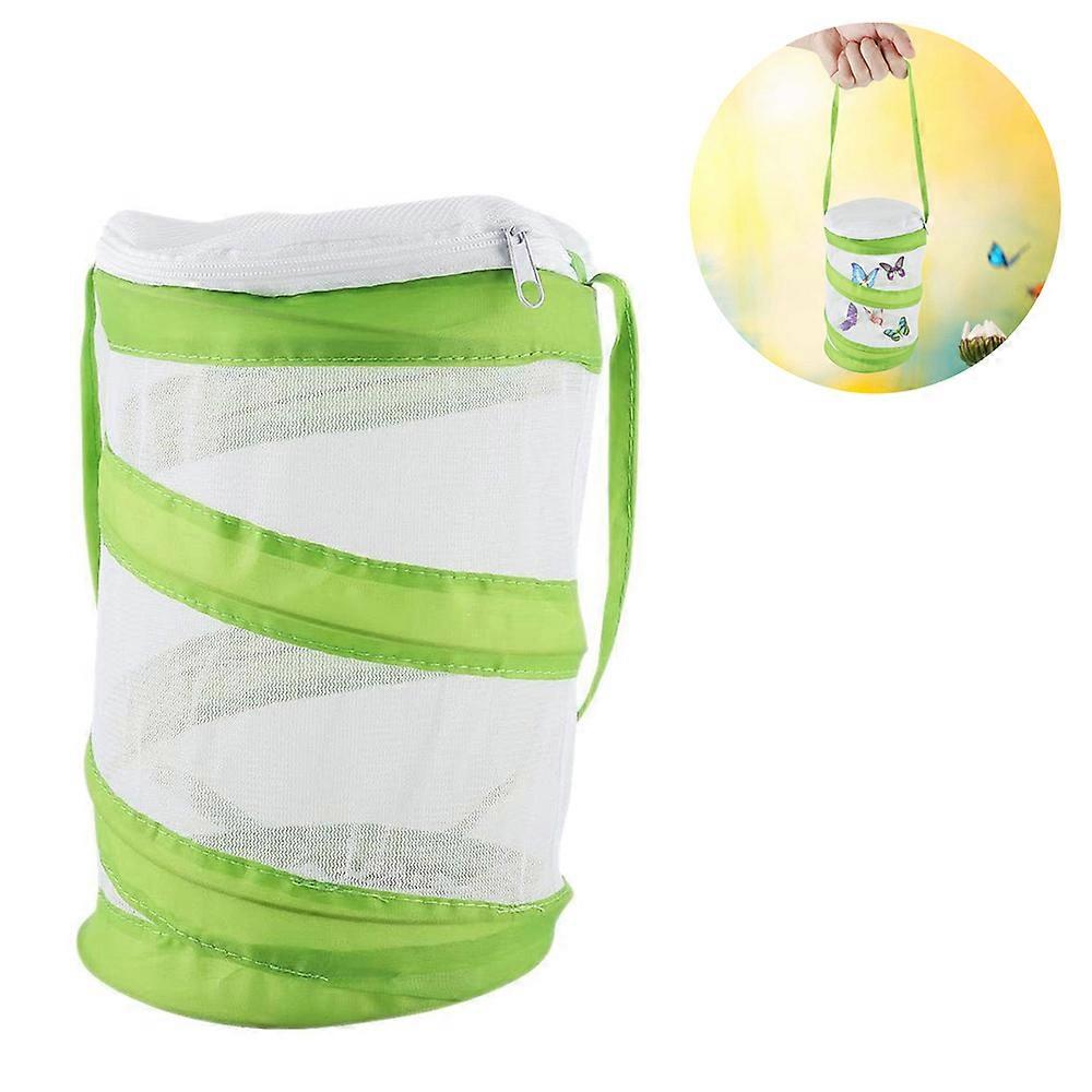 Butterfly Habitat Insect Cage - Round Pop Up Mesh Net Tall with Side and Top Windows