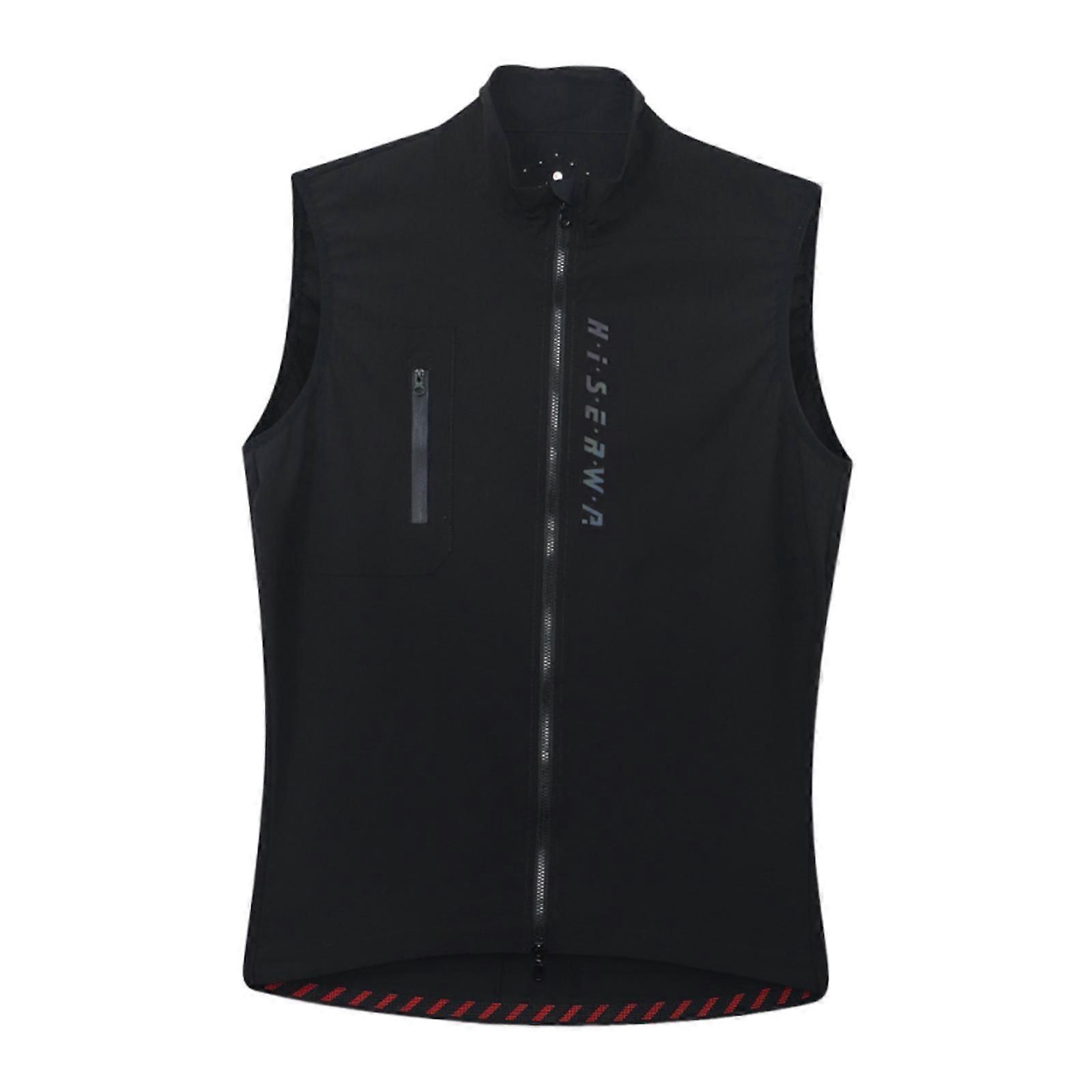 תיק אפוד ריצה תרמיל הידרציה נייד לטיולים הליכה לילית ספורט שחור M