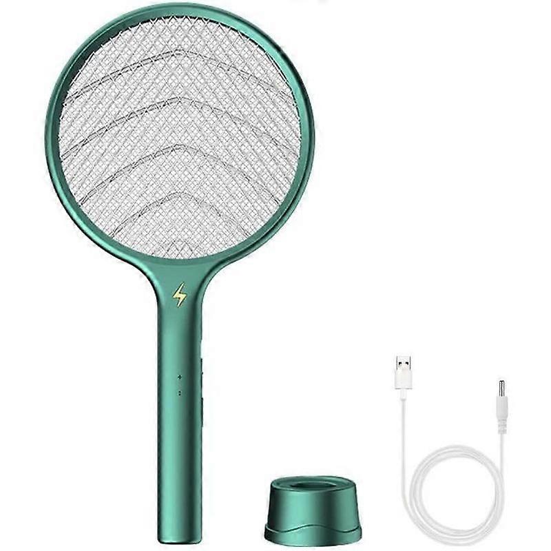 Electric Mosquito Racket USB Rechargeable Electric Insect Racket 3 Layers Mesh Protection Fly Swatter