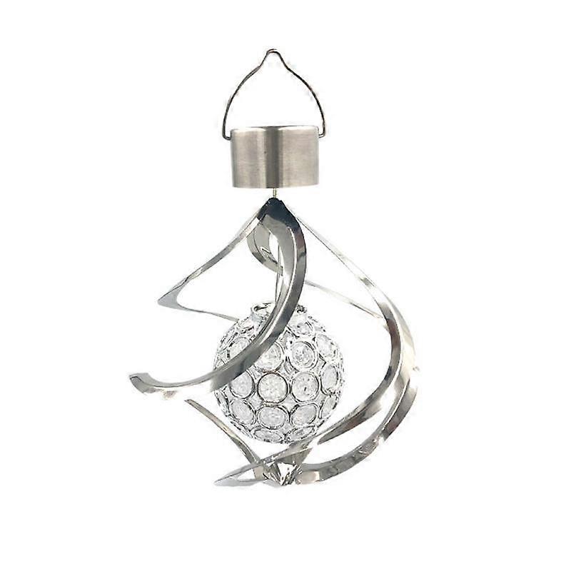 Solar Powered LED Wind Chimes Light, Solar Color-changing Wind Steering Light