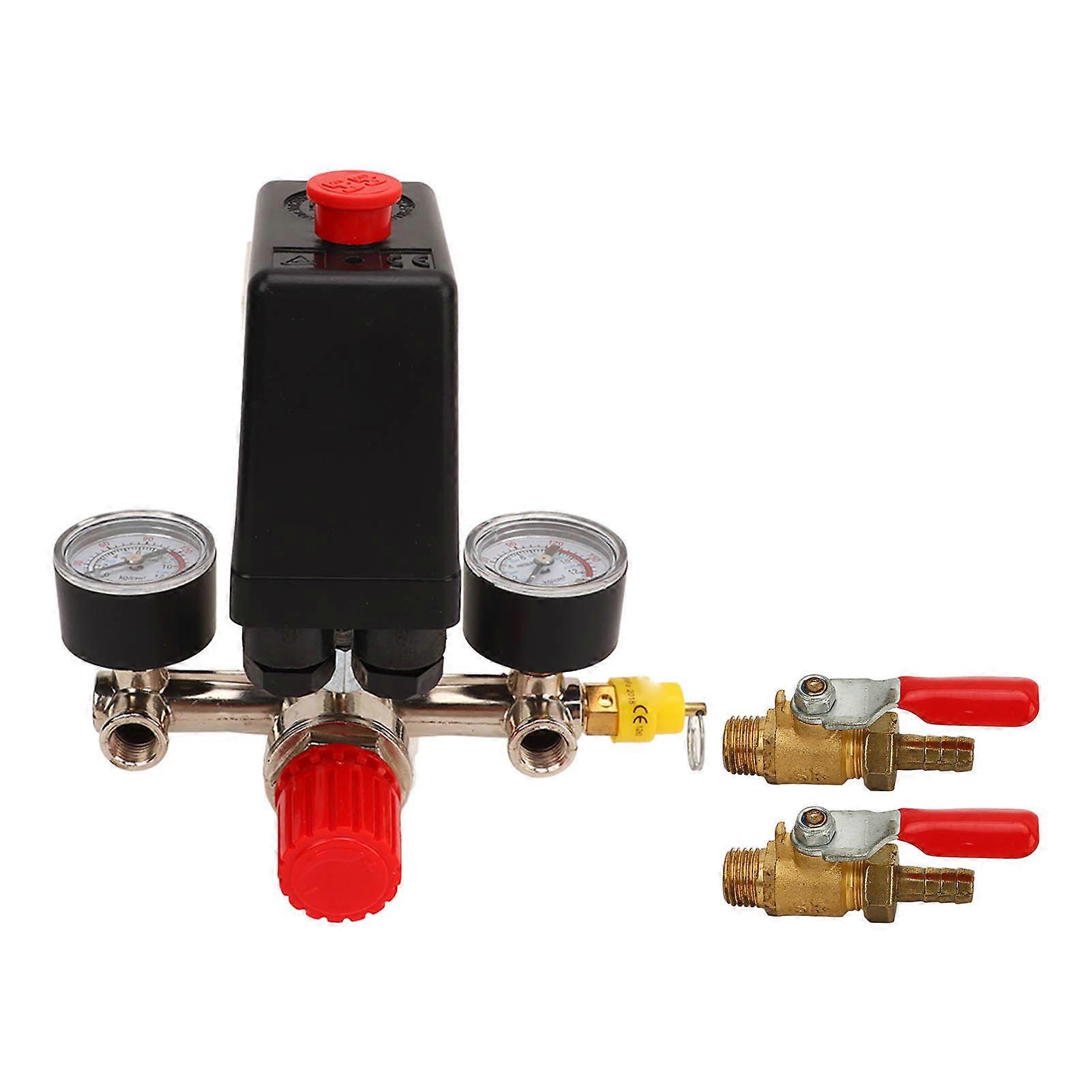 Automatic Pressure Switch Union Style Ball Valve Air Compressor Pressure Switch Control Valve 0 to 180PSI
