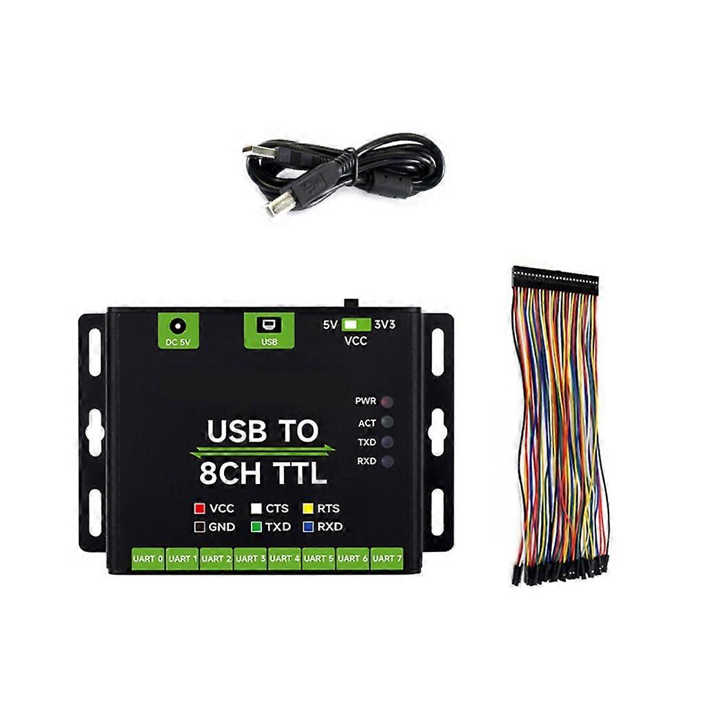 Industrial USB to 8 Channel UART Module USB To TTL Communication Tool