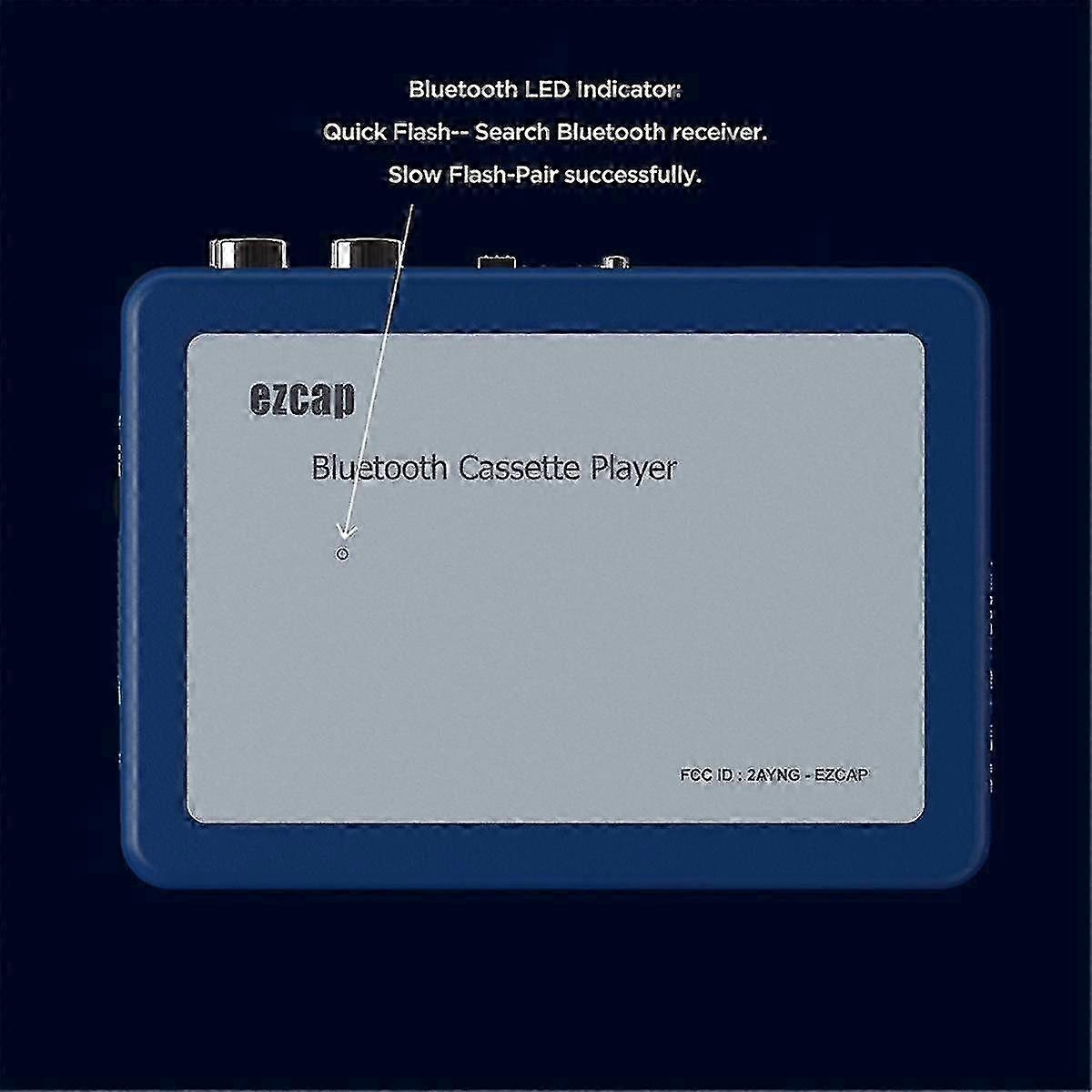Portable Bluetooth Bluetooth Cassette Player Cassette Transmitter Player Tape Player Convert to MP3 Converter