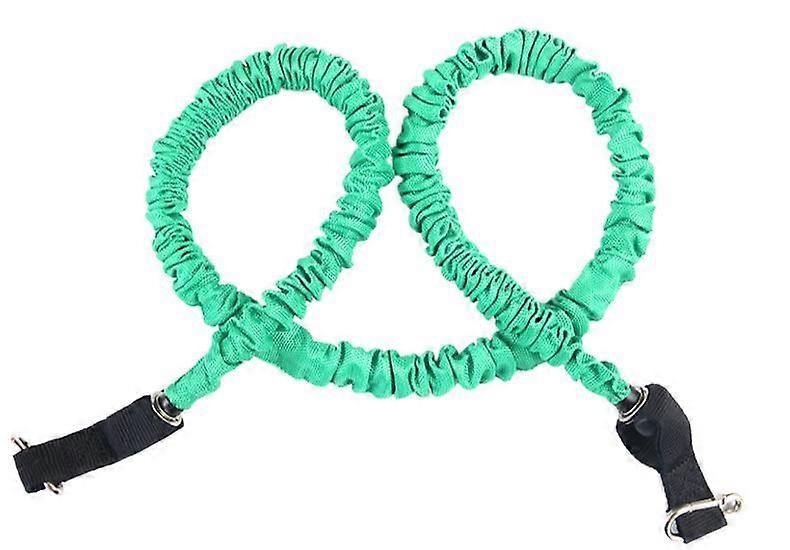 Resistance Band Exercise Belt System, Leg and Glute Training Exercise Equipment Bungee Cord (green 20 lbs)