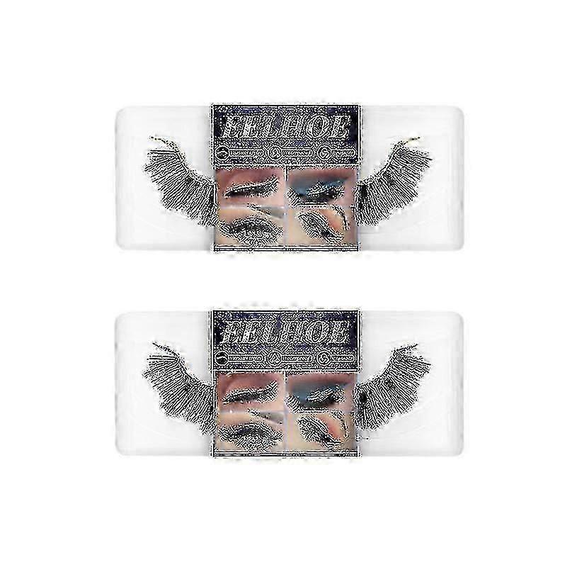 الرموش كحل ذاتية اللصق رموش صناعية ناعمة طبيعية مجعدة سميكة رموش صناعية كحل -