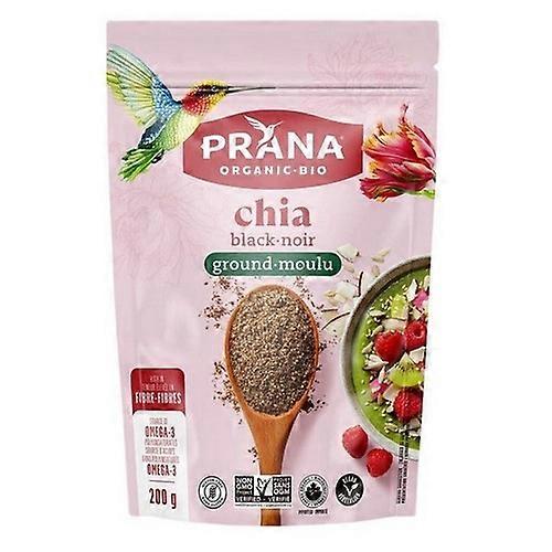 Prana 有机奇亚籽黑地,200 克(6 箱)