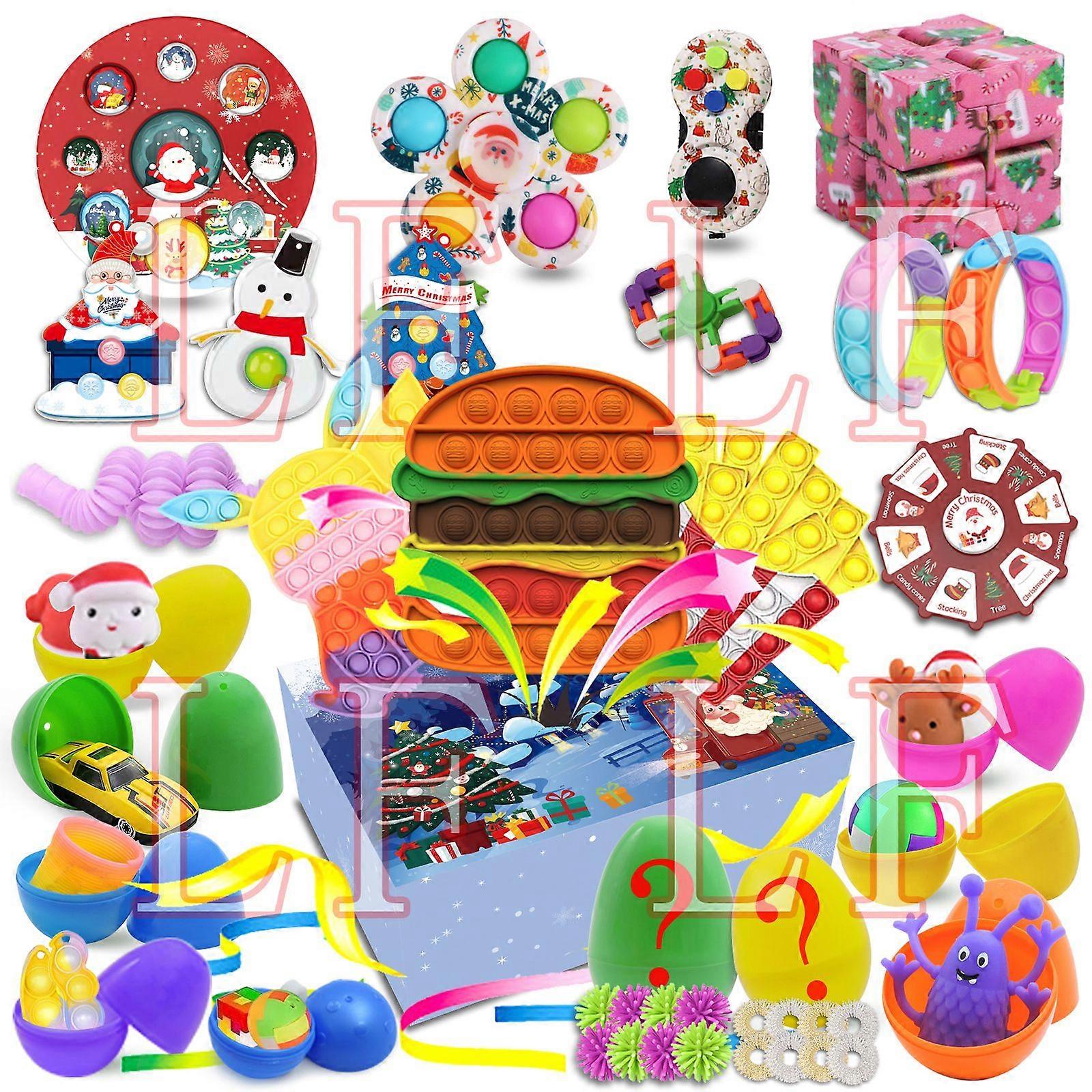 TG1916E1# Χριστούγεννα Advent Ημερολόγιο Δώρα Box Αποσυμπίεση Παιχνίδι Set Χριστούγεννα Advent Calendar