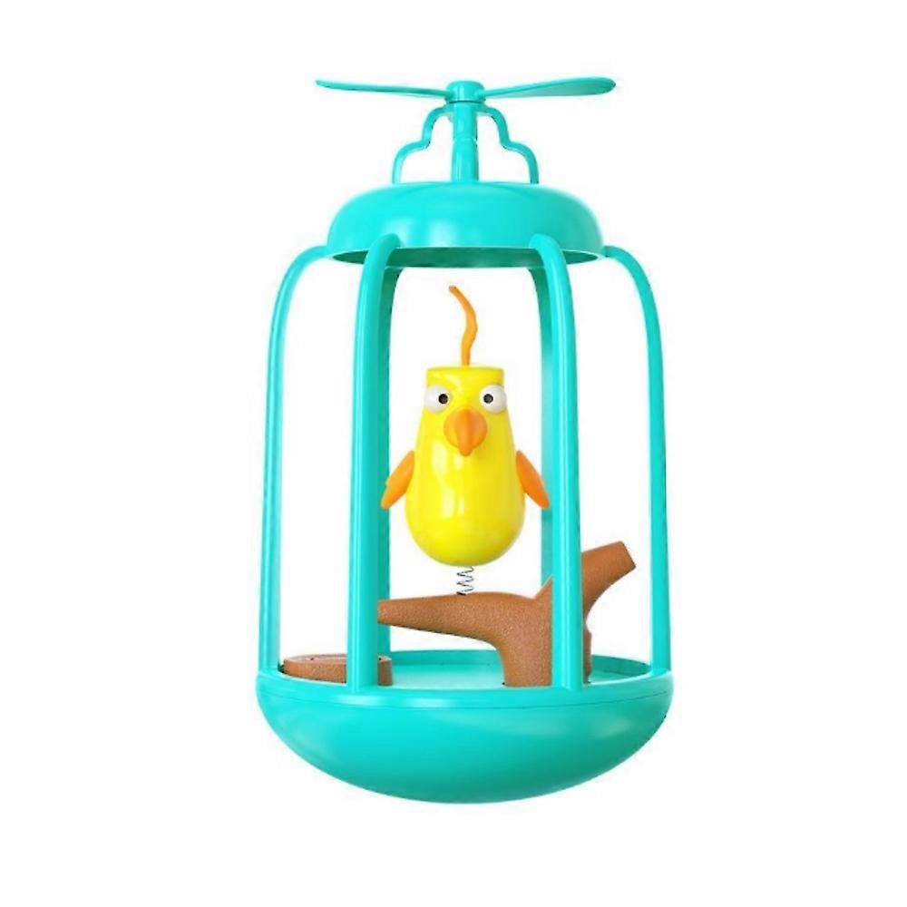 Chirping Bird in Cage Cat Toy Interactive, Bird Cage Cat Toy