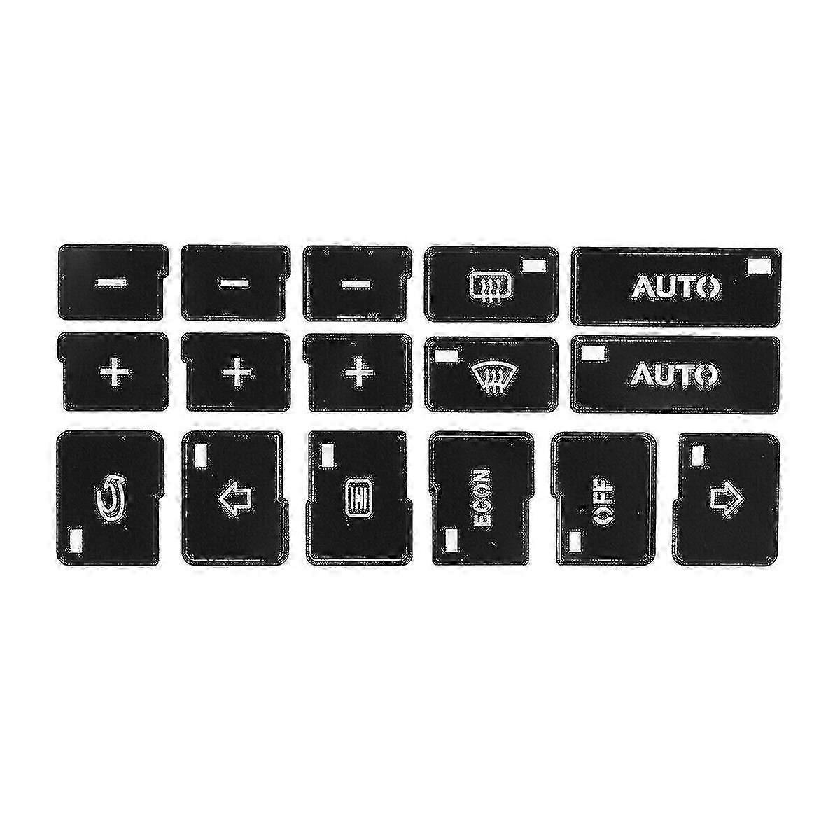 For- A4, B6, B7 2000-2004 Ac Climate Control Button Repair Decals Sticker