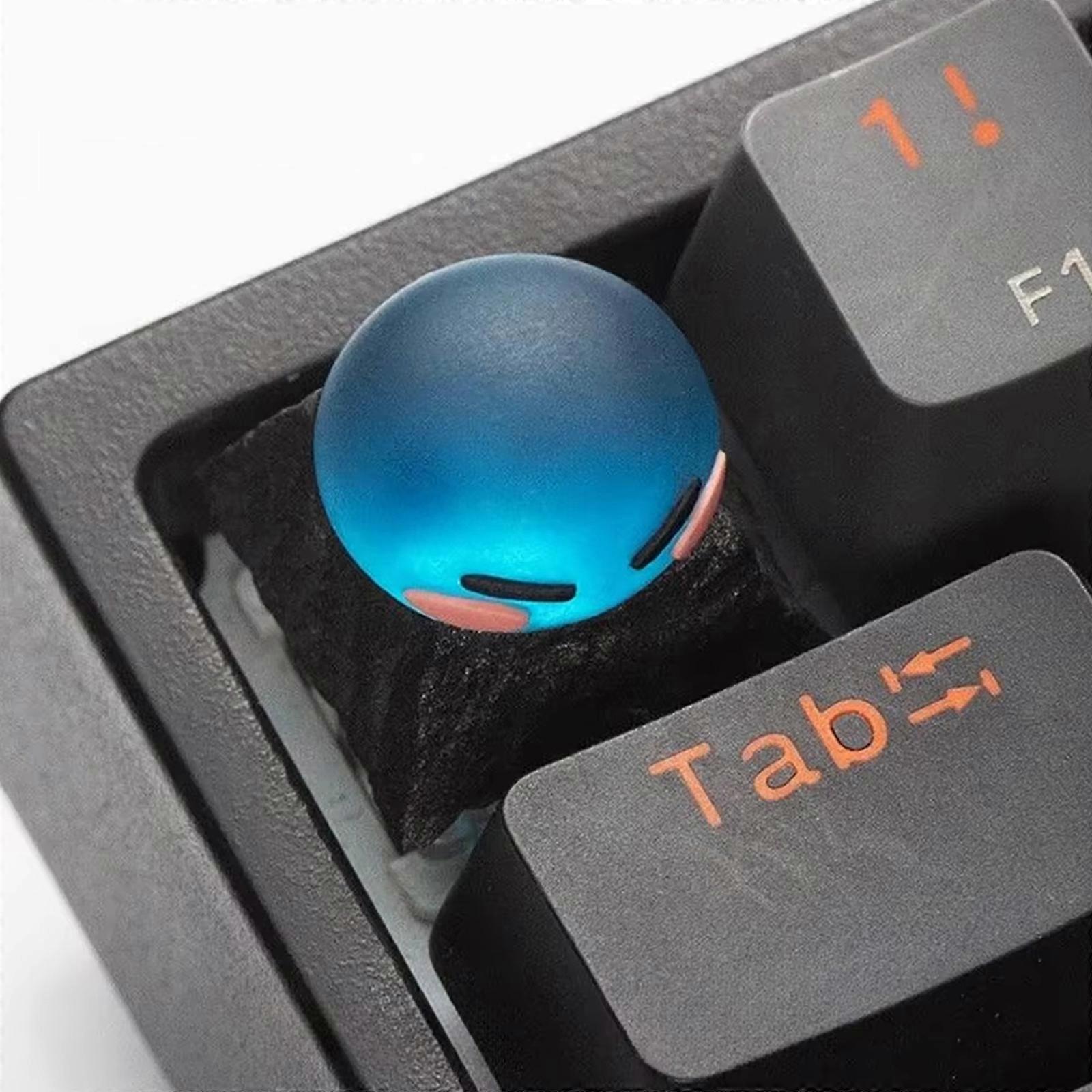 1PC Resin Keycap With Lovely Pattern Unique Keycaps With Cool Backlights For Customizing Mechanical Keyboards Setting