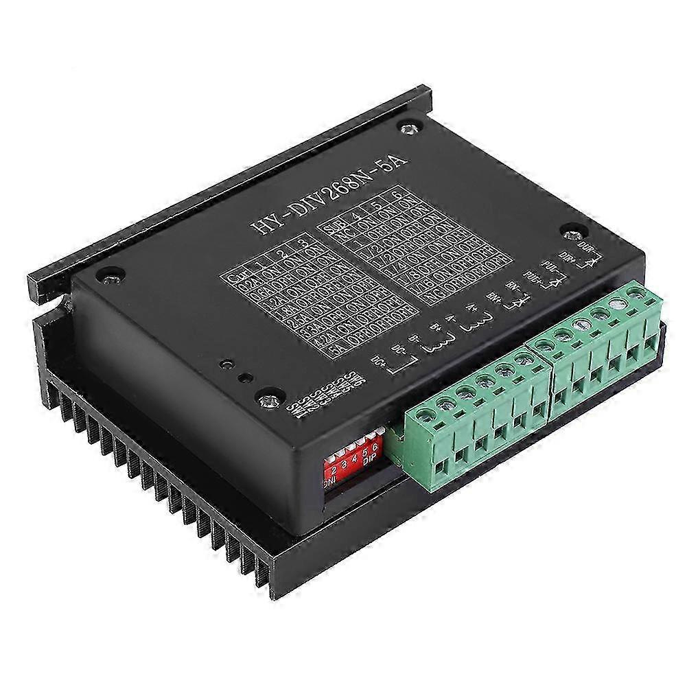 Hybrid Stepper Motor Driver Two Phase CNC Controller 0.2-5A TB6600 DC12-48V Input