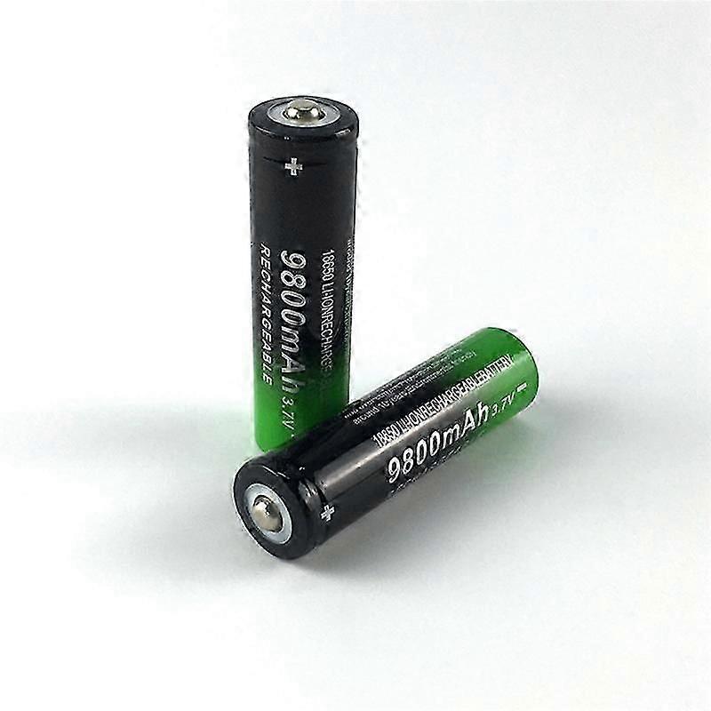 4 قطع 18650 3.7V 9800MAh بطارية ليثيوم أيون لمصباح يدوي LED ، سيارة كهربائية ، دراجة كهربائية ، بنك الطاقة ، كمبيوتر محمول