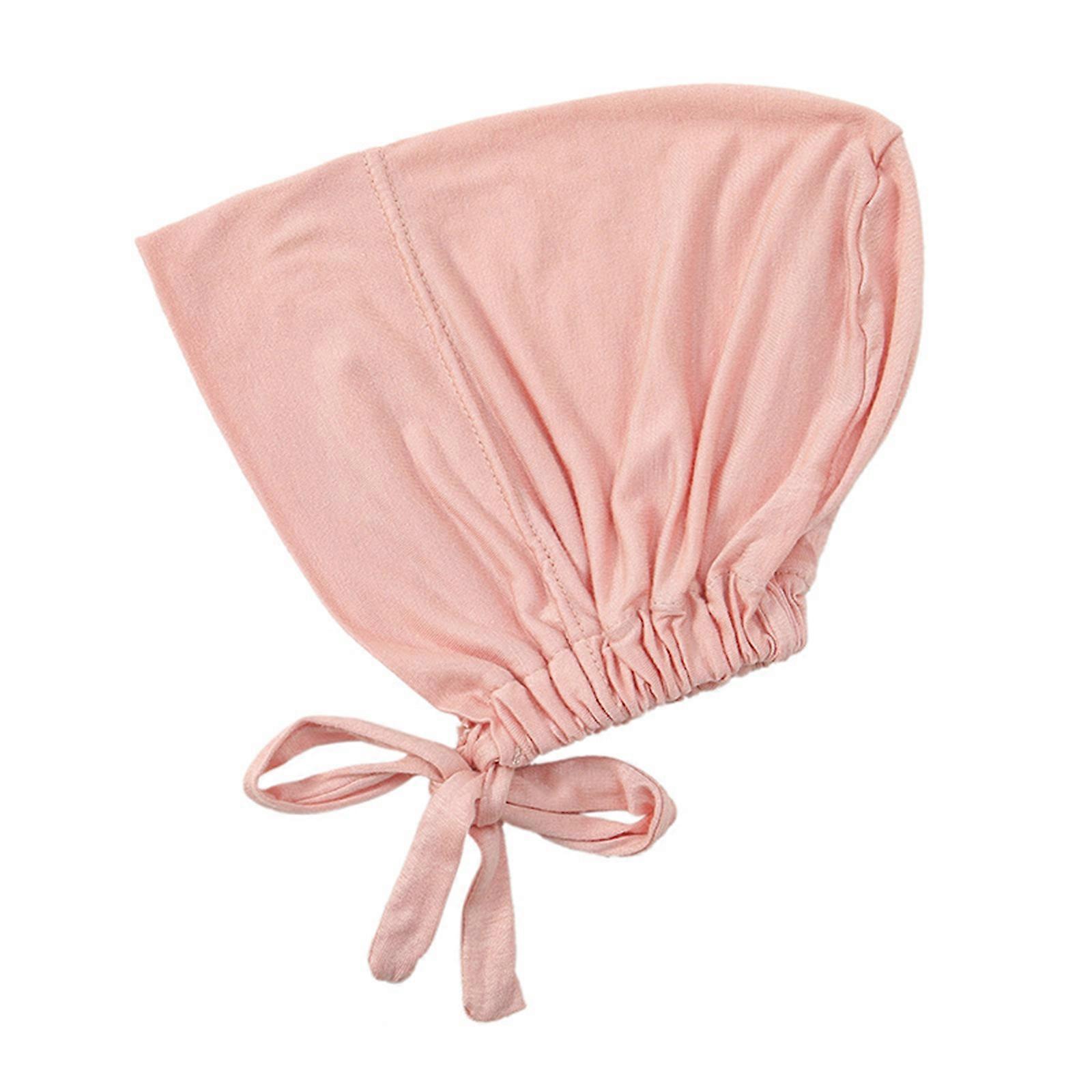 Women's Hijab Headscarf Stretchy Tie Back Hat Comfortable and Soft Undercap for Everyday Use and Relaxation Snow buds