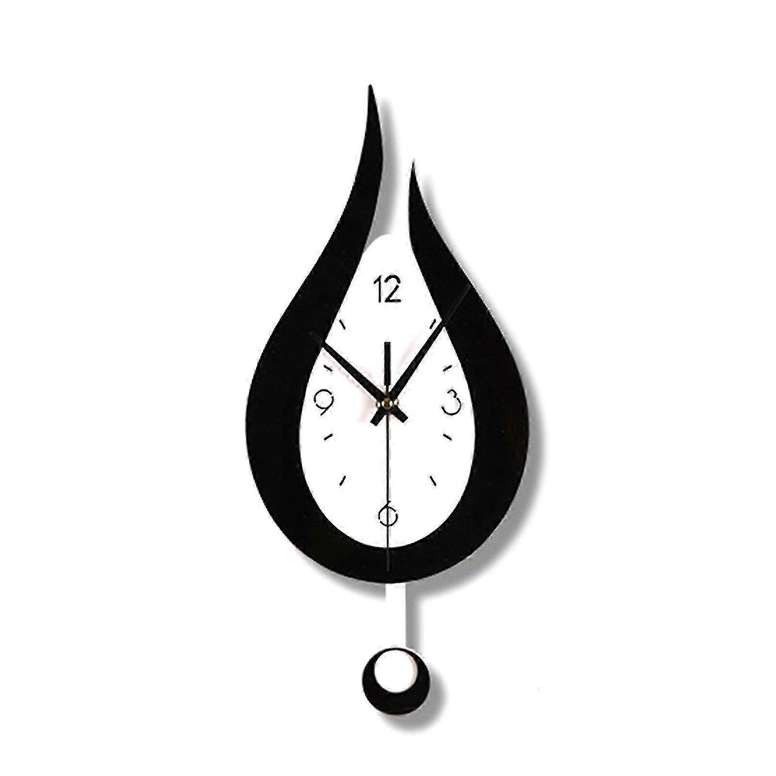 Creative Acrylic Pendulum Wall Clock with Modern Water Dropping Design