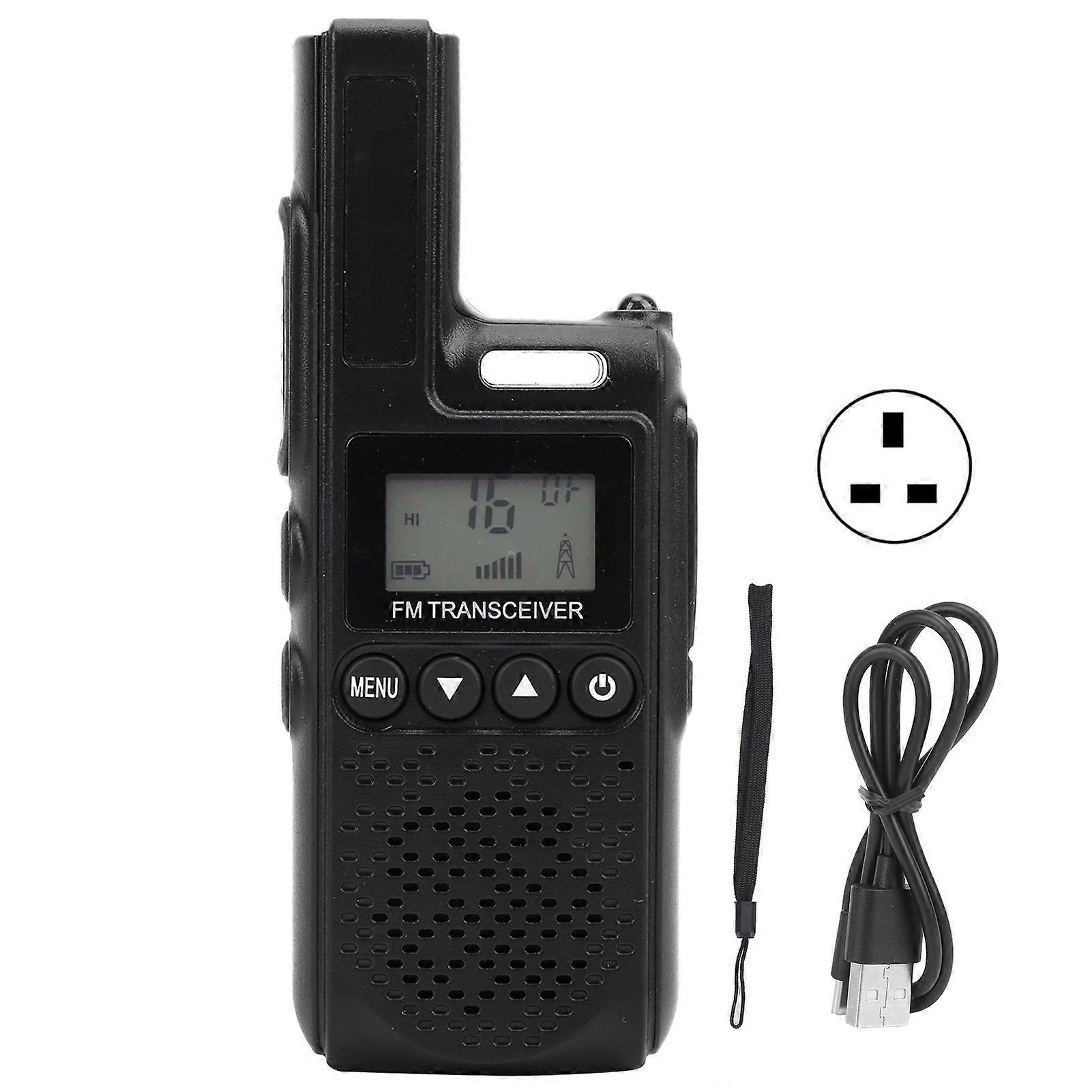 Mini Handheld Walkie Talkie - 99CH 2-Way Radio with HD Display & Long Battery Life