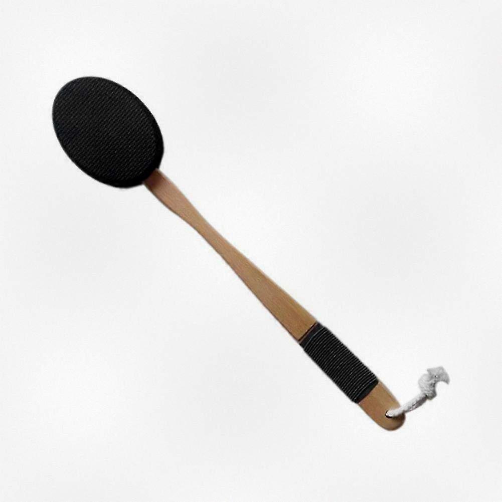 Long Handle Back Lotion Applicator with Replaceable Pads for Easy Use - Black