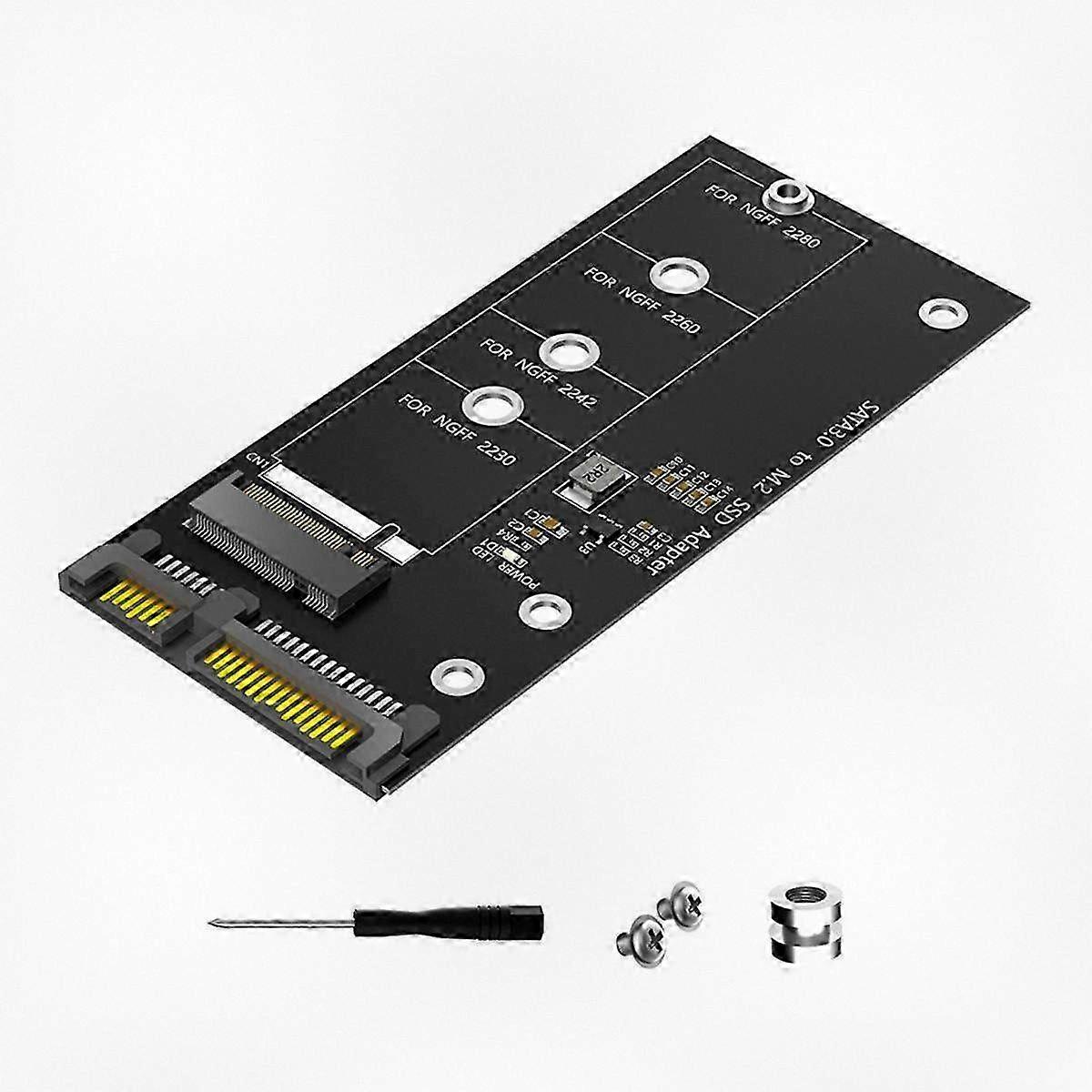 M.2 NGFF to SATA B Key SSD Converter Card for 2280 2260 2242 2230 Drives