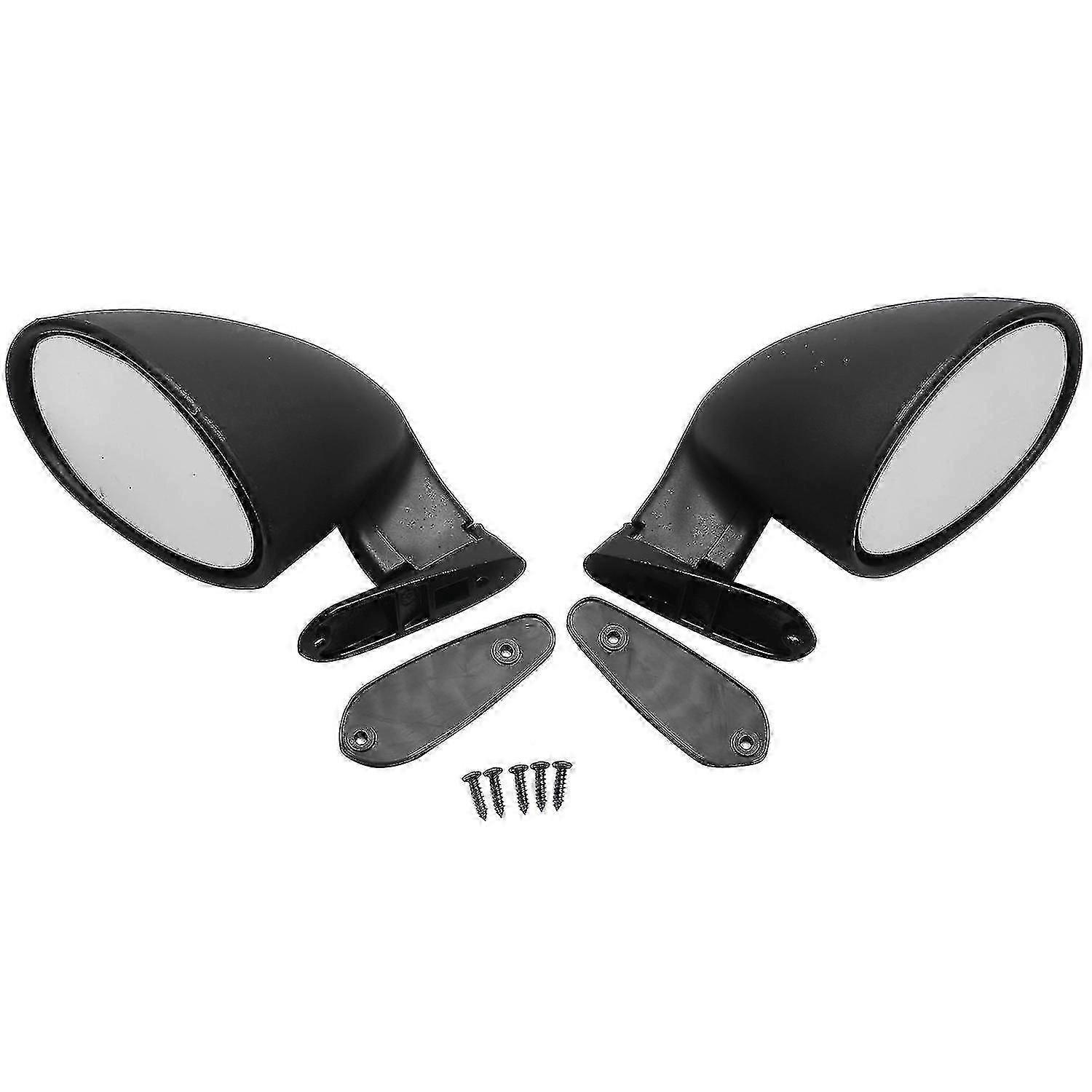 Clássico retro porta wing side mirror carro matte retroview espelho califórnia estilo acessórios de carro Blac