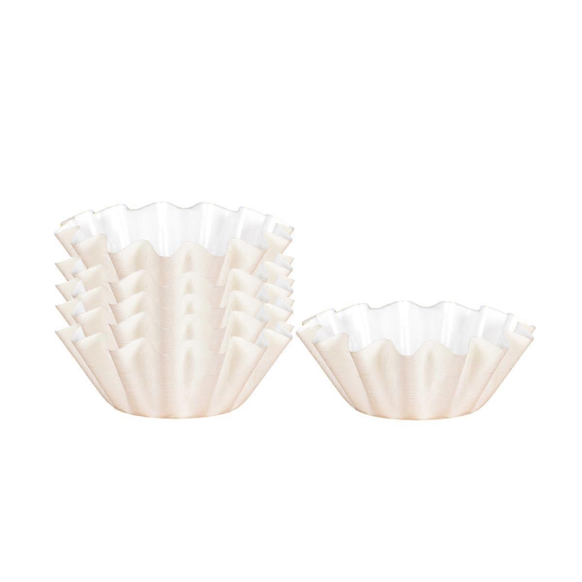 100pcs flower-shaped cake cups coated chiffon bread base 4.5cm* 3cml high