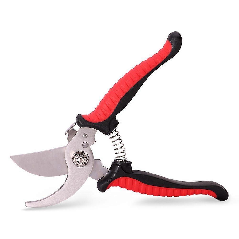 Pruning Scissors - Bypass Pruners Lightweight Hand Pruner with Locking MechanismRed