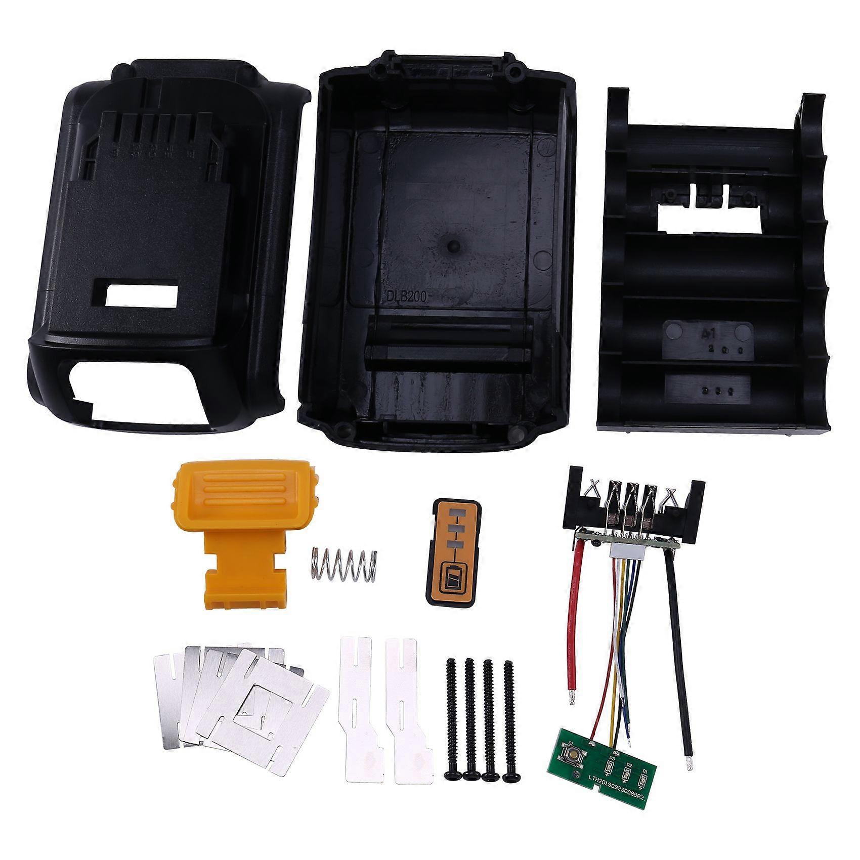for 10 Core 18V/20V Li-Ion Battery Replacement Plastic Case Kit Dcb180 Li-Ion Battery (No Battery Cell)