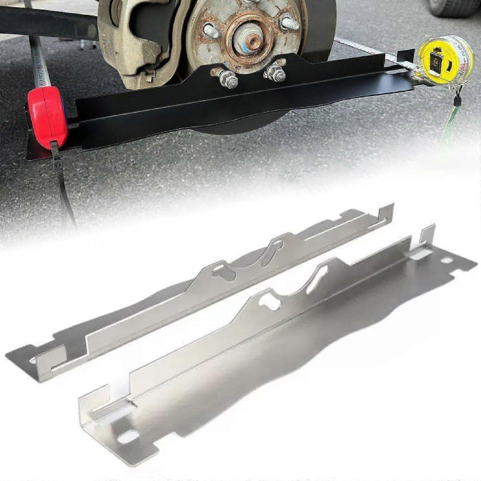 2pcs Toe Alignment Tool Plates, Wheel Alignment Tool Plate with Hanging Holes