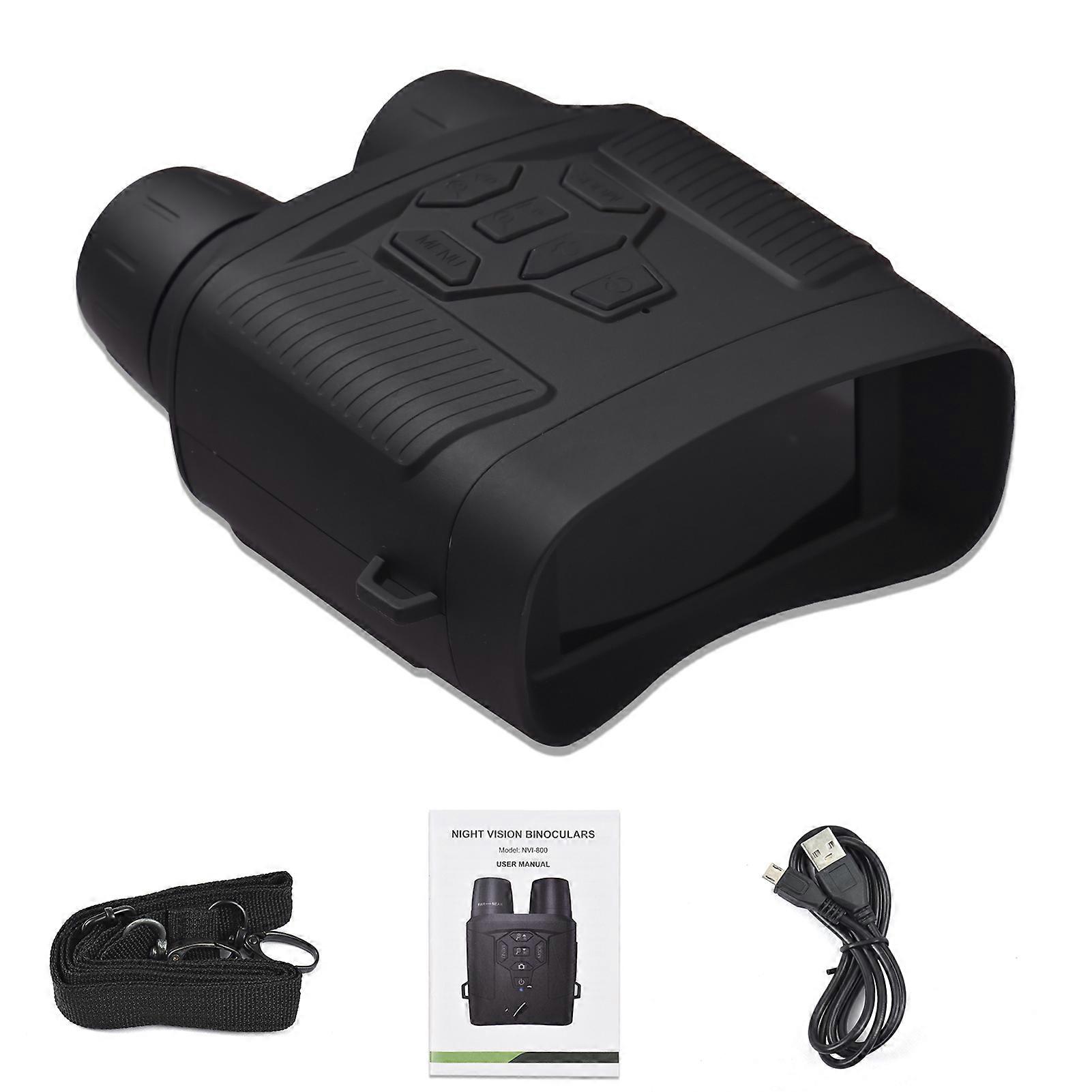 Goggles 4K Infrared Night Vision Binoculars Anti Shake 3in TFT LCD Screen with 32GB Memory Card